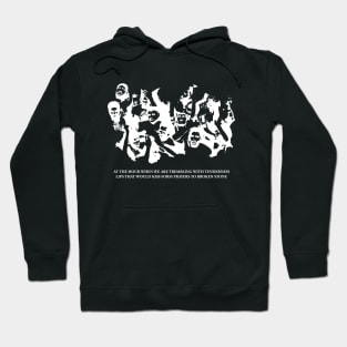 T.S. Eliot's "The Hollow Men" (white) Hoodie